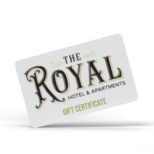 Royal Hotel Gift Certificate